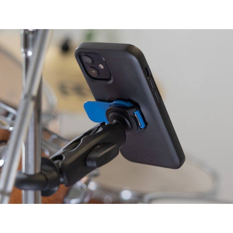 „Quad Lock® 360“ telefono laikiklio galvutė su atleidimo svirtimi, mėlynai juoda