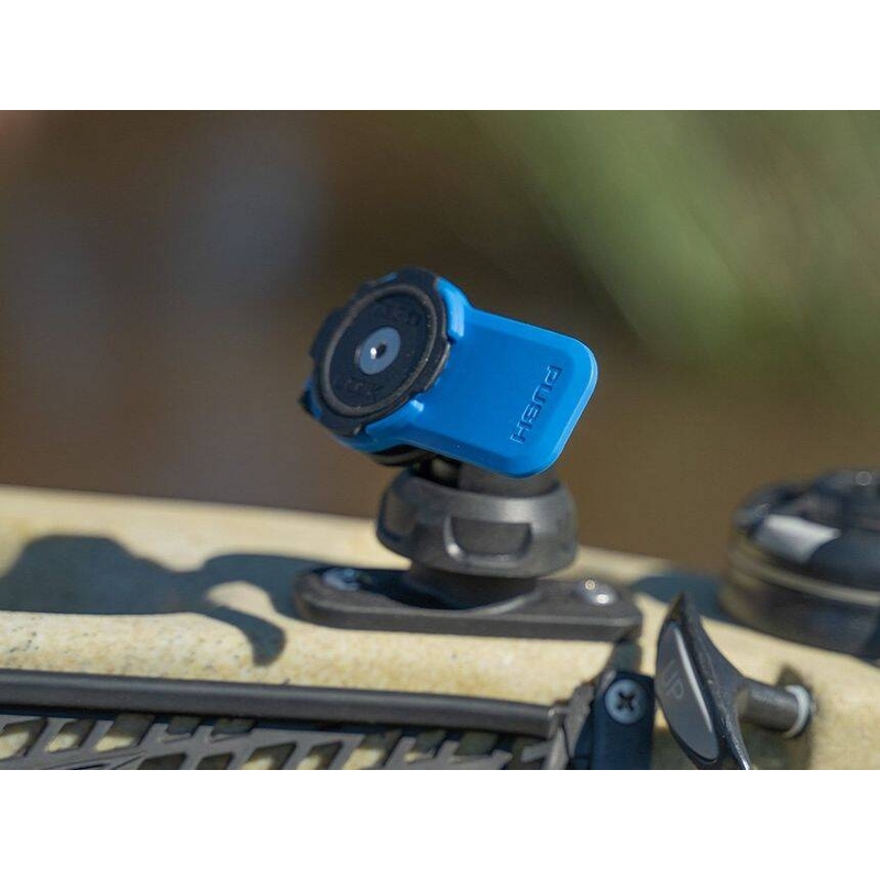 „Quad Lock® 360“ telefono laikiklio galvutė su atleidimo svirtimi, mėlynai juoda