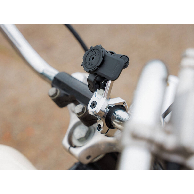 Quad Lock® PRO telefono laikiklis ant vairo, chromuotas