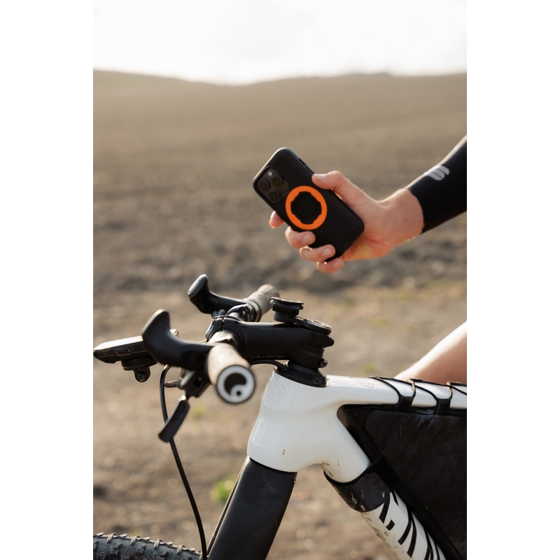 Quad Lock® vairo kolonėlės dangtelio laikiklis, juodas