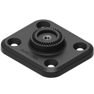 Quad Lock® 360 plokščias pagrindas, juodas