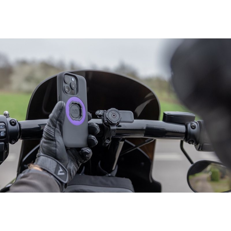 „Quad Lock® PRO“ didelis telefono laikiklis ant vairo, juodas
