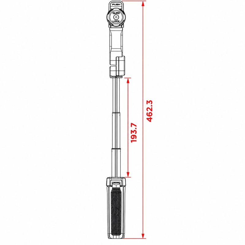 Quad Lock® trikojis, juodas
