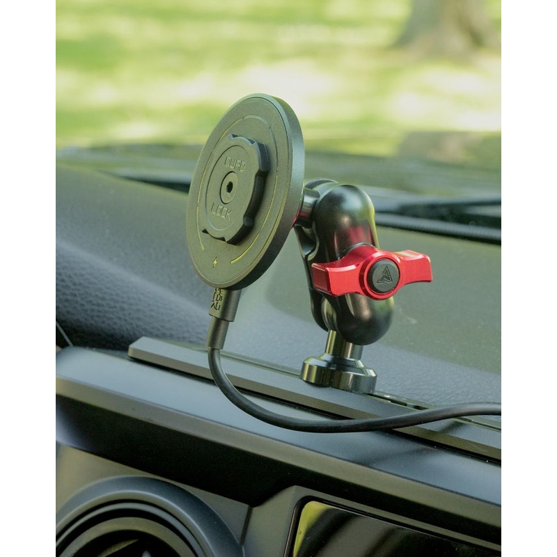 „Quad Lock®“ automobilio adapteriai su rutuliniu viršumi, juodi