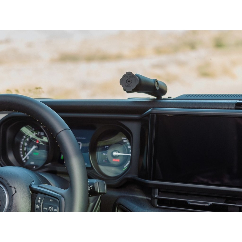 „Quad Lock®“ automobilio adapteriai su rutuliniu viršumi, juodi
