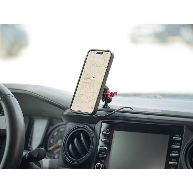 „Quad Lock®“ automobilio adapteriai su rutuliniu viršumi, juodi