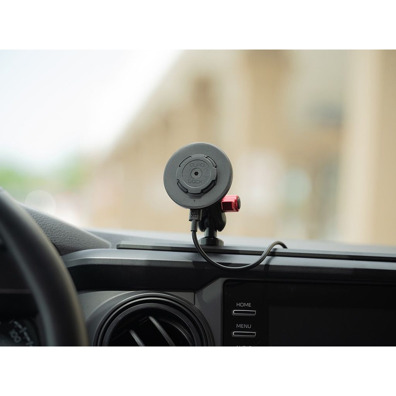„Quad Lock®“ automobilio adapteriai su rutuliniu viršumi, juodi