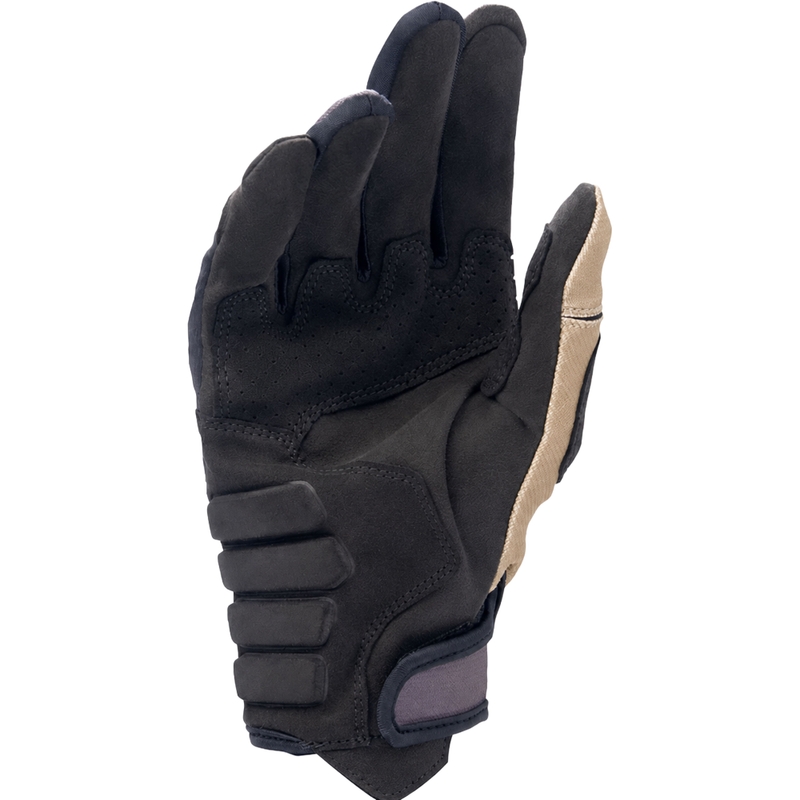 Alpinestars Techdura motokroso pirštinės juoda-ruda-fluo raudona