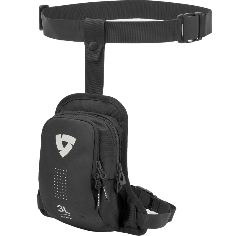 Revit Bag Node H2O šlaunies krepšys, juodas, 3 l