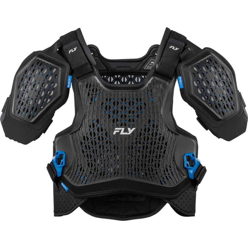 FLY Racing Blueprint RCH-2 krūtinės ir nugaros apsaugai, juodi