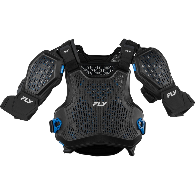 FLY Racing Blueprint RCH-3 krūtinės ir nugaros apsaugai, juodi