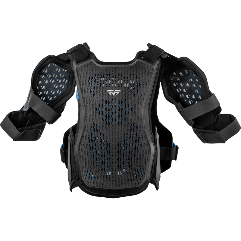 FLY Racing Blueprint RCH-3 krūtinės ir nugaros apsaugai, juodi