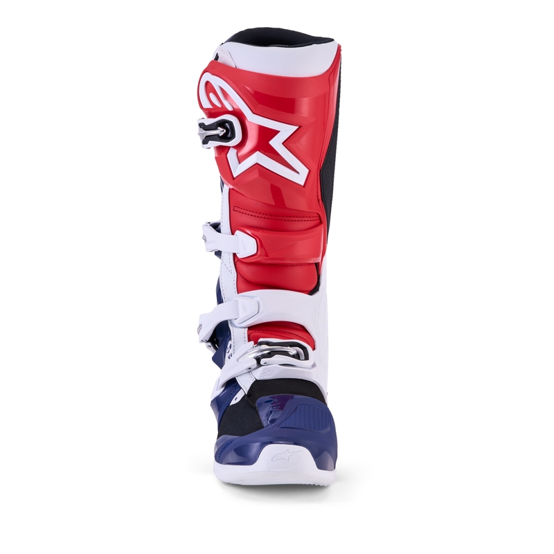 Alpinestars TECH 7 UNITY krosiniai batai raudoni-balti-mėlyni