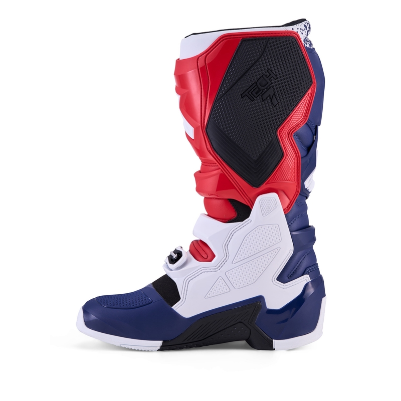 Alpinestars TECH 7 UNITY krosiniai batai raudoni-balti-mėlyni