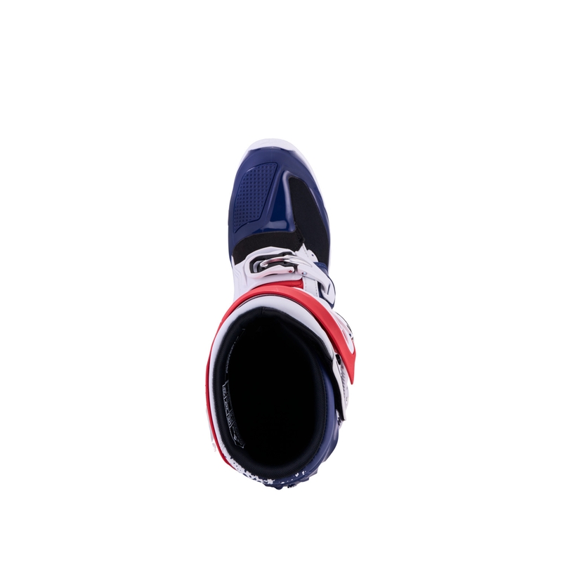 Alpinestars TECH 7 UNITY krosiniai batai raudoni-balti-mėlyni