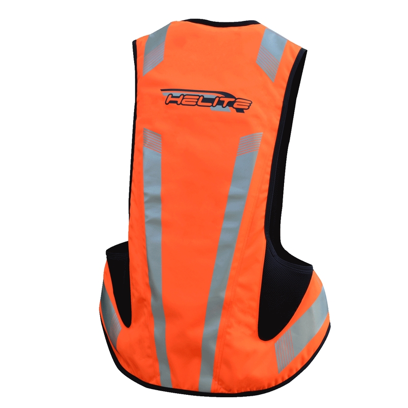HELITE Turtle 2 fluo oranžinė oro pagalvių liemenė