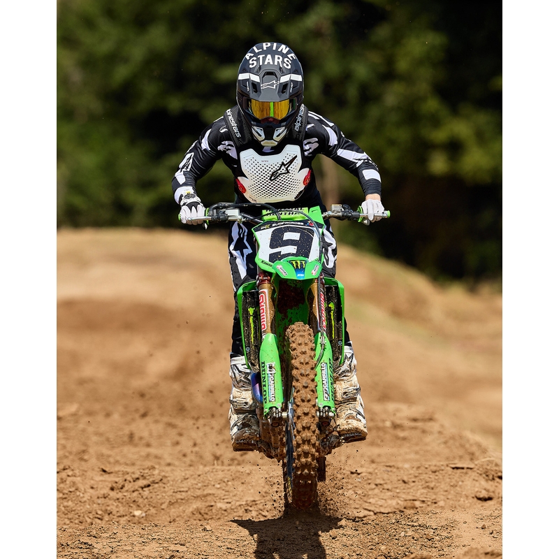 „Alpinestars TECH-AIR®MX“ plazminės sistemos oro pagalvių liemenė, balta-juoda-raudona