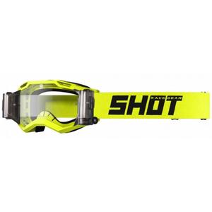 Motokroso akiniai Shot Assault 2.0 Solid Roll-Off fluo yellow