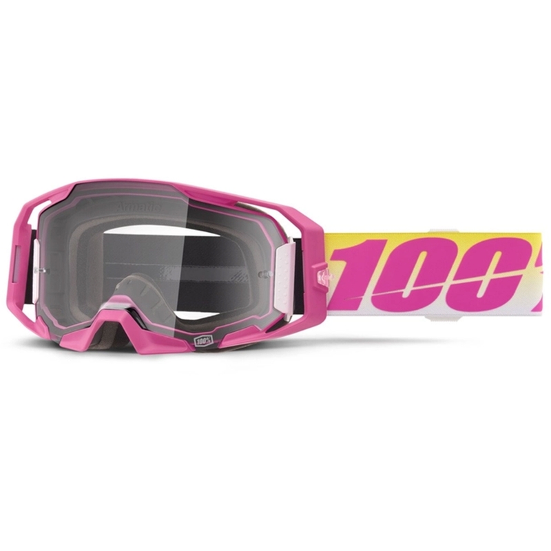 Motokroso akiniai 100% ARmatic Sellars su skaidriu stiklu