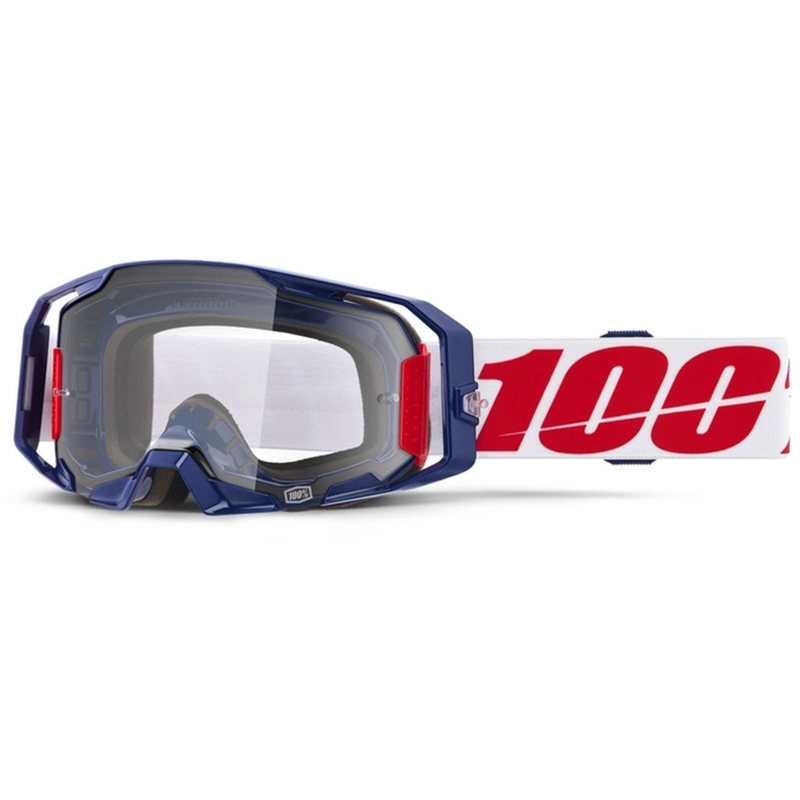 Motokroso akiniai 100% ARmatic Mach Z su skaidriu stiklu
