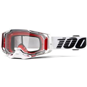 Motokroso akiniai 100% ARMEGA Lightsaber (skaidrūs plexi)