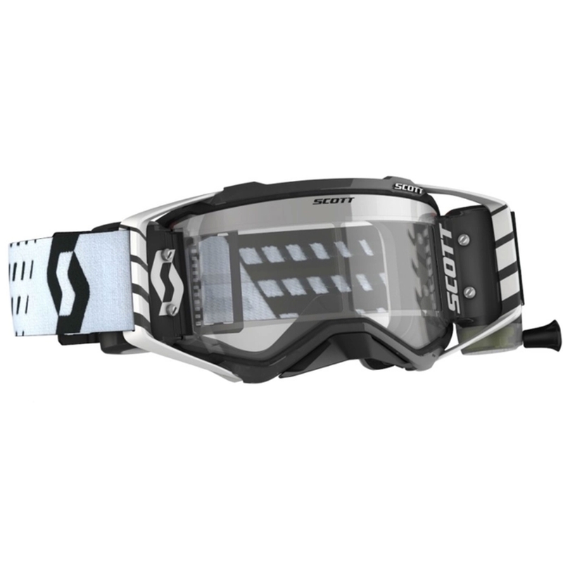 Motokroso akiniai SCOTT Prospect WFS 22 juodai balti