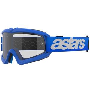 Alpinestars Vision Vision Youth Blaze mėlyni vaikiški motokroso akiniai su skaidriais lęšiais