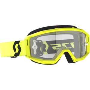 Motokroso akiniai SCOTT PRIMAL CLEAR juoda-fluo geltona