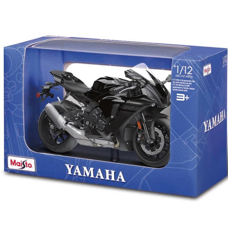 „Maisto Yamaha YZF-R1“ 1:12 motociklo modelis, juodas