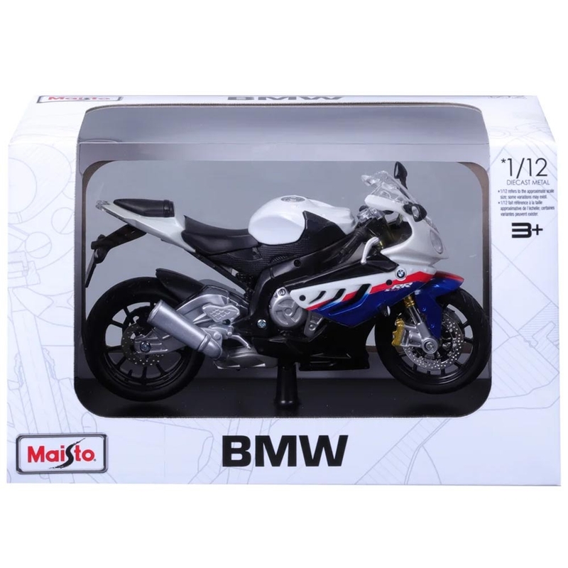 Maisto BMW S 1000 RR motociklo modelis 1:12