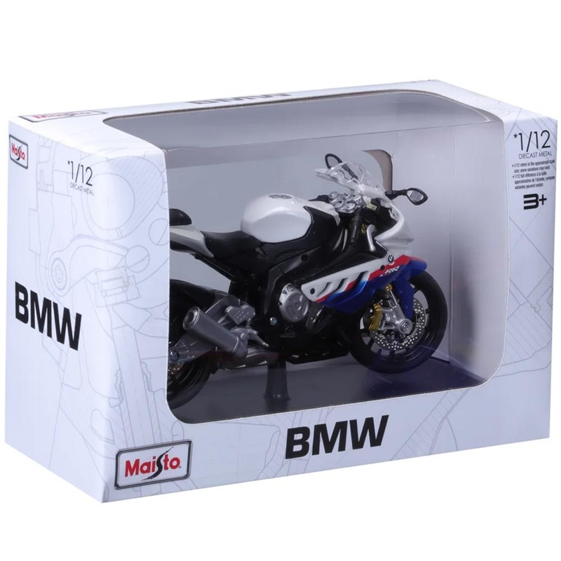 Maisto BMW S 1000 RR motociklo modelis 1:12