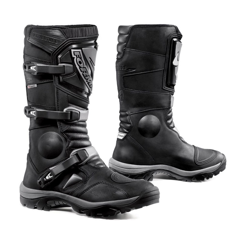 Motociklo batai „Forma Adventure DRY“ juodi, 2 klasės – II. - II. kokybė