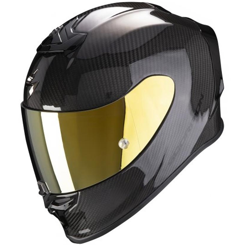 Scorpion EXO-R1 EVO Carbon Air Solid uždaras šalmas, juodas - II klasės - II. kokybė