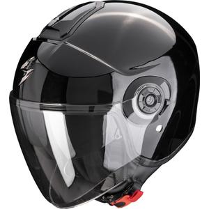 Atviras šalmas Scorpion EXO-CITY II, vientisai juodas - II kokybės - II. kokybė