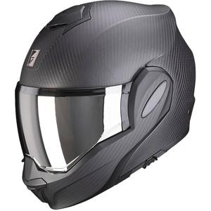 Scorpion EXO-TECH EVO Carbon atverčiamas šalmas, matinės juodos spalvos - II kokybės - II. kokybė