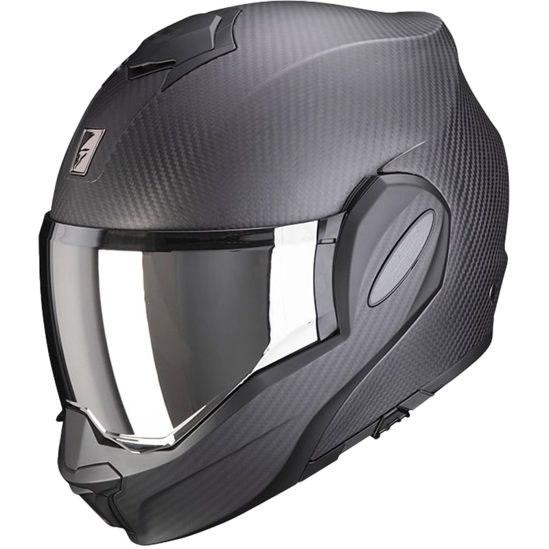 Scorpion EXO-TECH EVO Carbon atverčiamas šalmas, matinės juodos spalvos - II kokybės - II. kokybė