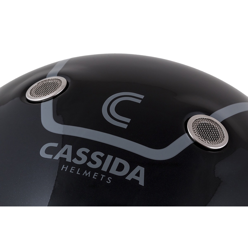Cassida Fibre Jawa Sport uždaras motociklo šalmas, juodas-sidabrinis-raudonas, 2 - II kokybės - II. kokybė