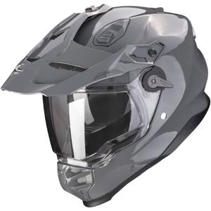 Enduro motociklininko šalmas SCORPION ADF-9000 AIR Solid cemento pilkos spalvos - II. kokybė