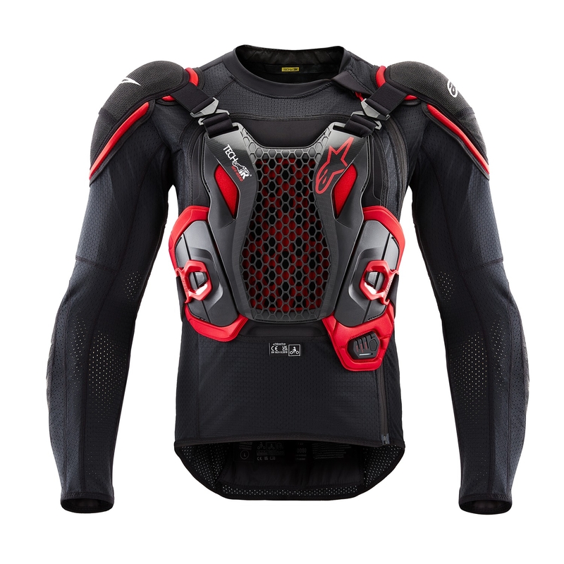 Oro pagalvių liemenė Alpinestars TECH-AIR®OFF-ROAD sistema juoda-raudona - II. kokybė