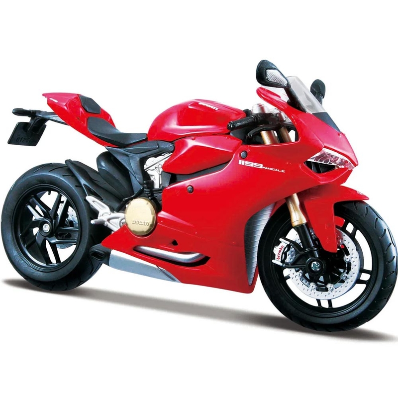 Maisto Ducati 1199 Panigale motociklo modelis 1:12 raudonas