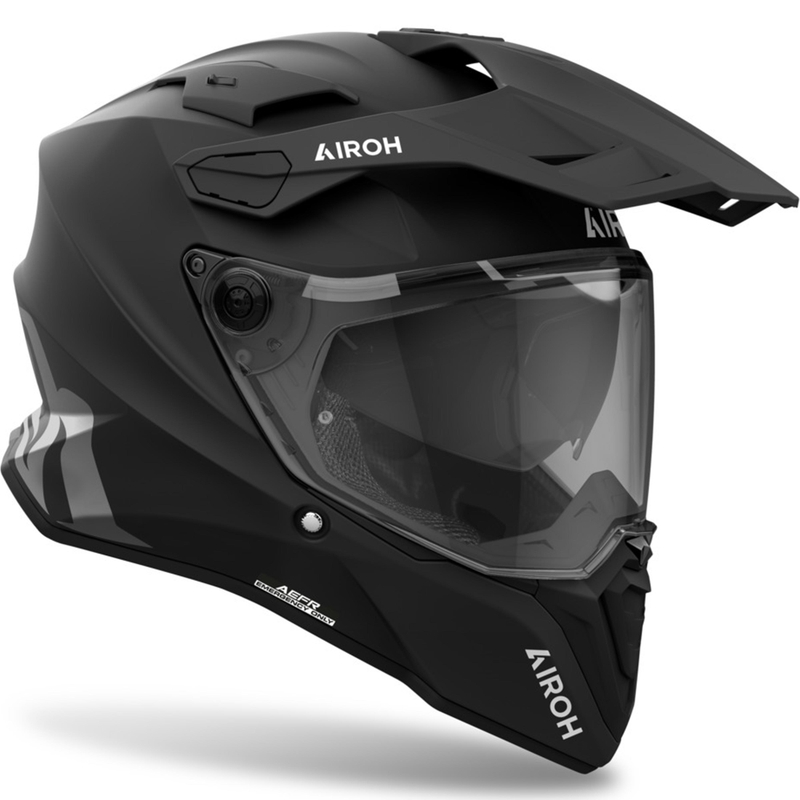 Enduro šalmas Airoh Commander 2 spalva matinė juoda - II kokybės - II. kokybė