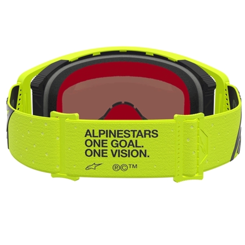 „Alpinestars Supertech Vesta“ motokroso akiniai fluorescencinės-geltonos-juodos spalvos