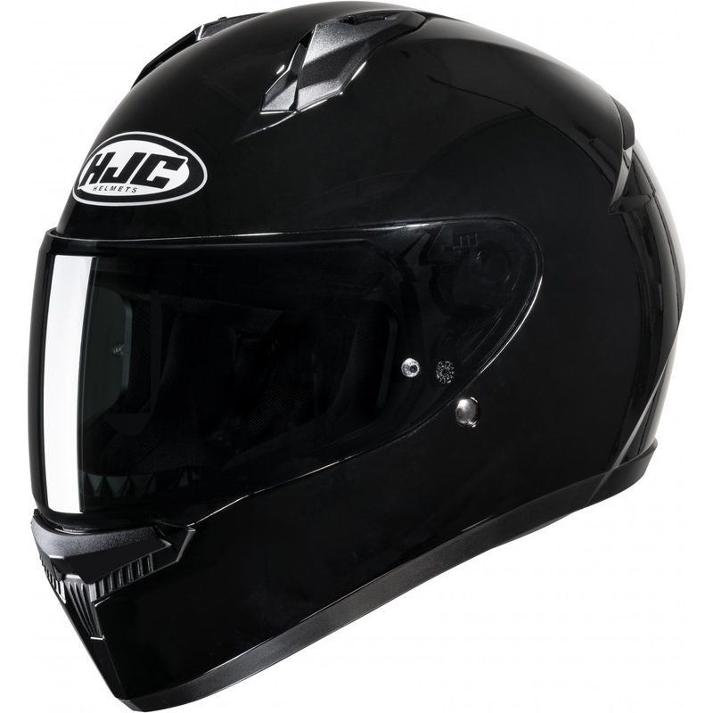 Uždaras motociklo šalmas HJC C10 Solid black 2 - II kokybės - II. kokybė