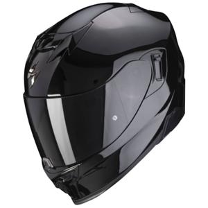 Scorpion EXO-520 EVO AIR Solid uždaras šalmas, blizgiai juodas, išpardavimas 2 - II kokybės - II. kokybė