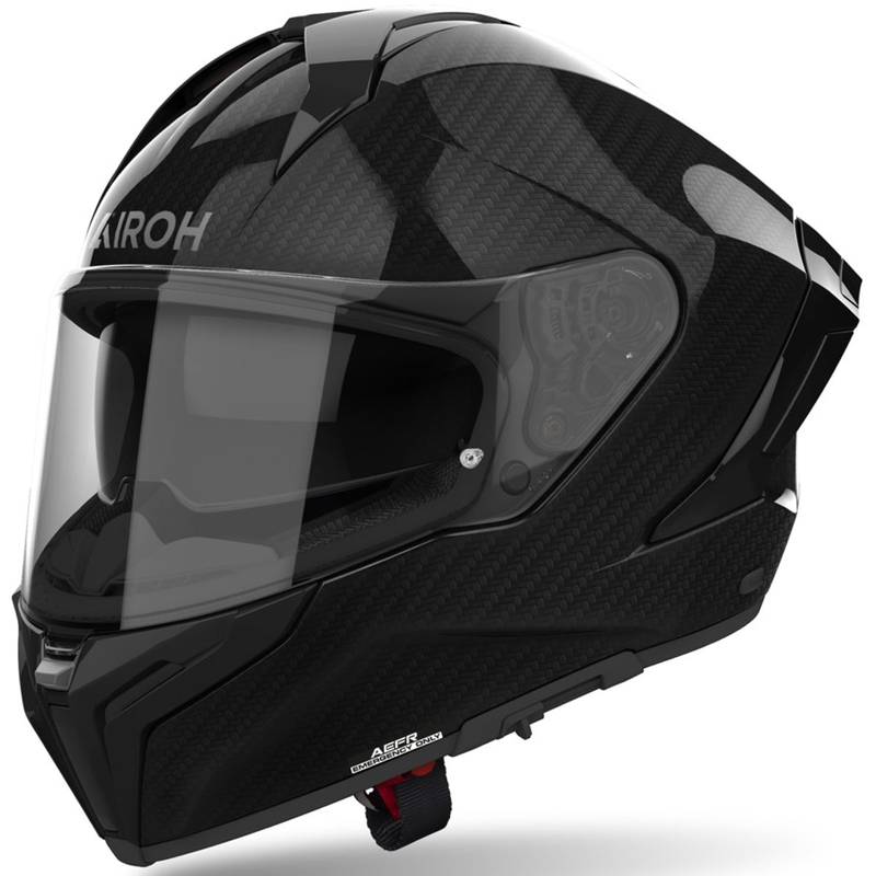 Integruotas motociklininko šalmas Airoh MATRYX Carbon black - II. kokybė