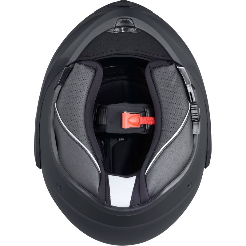 Sulankstomas motociklininko šalmas Scorpion EXO-TECH EVO Solid matinis antracitas - II. kokybė