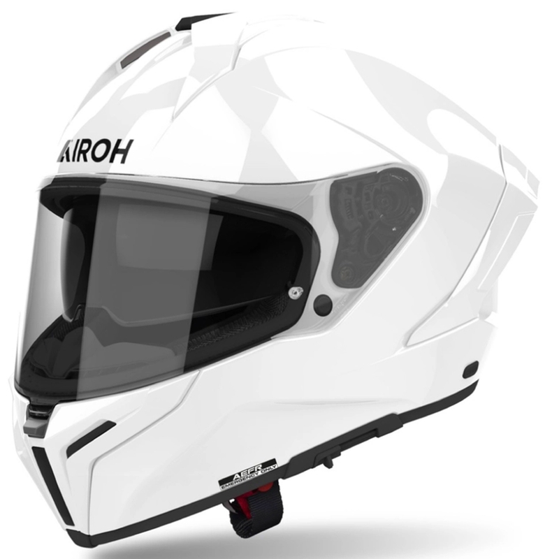 Integruotas motociklininko šalmas Airoh MATRYX Spalva balta