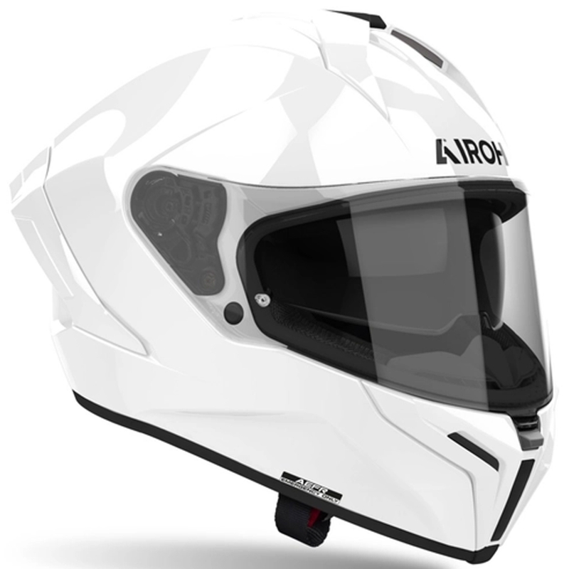 Integruotas motociklininko šalmas Airoh MATRYX Spalva balta