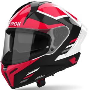 Integruotas motociklininko šalmas Airoh MATRYX Thron raudonas