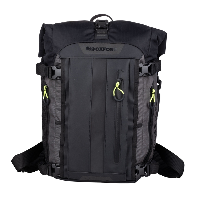 Motociklo krepšys Oxford Atlas B-20 Advanced Backpack 20 l pilkas - II. kokybė